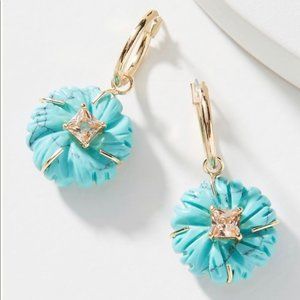 Anthropologie Lily Huggie Hoop Earrings
